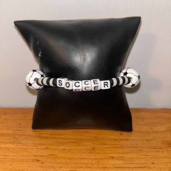 Soccer Heishi Bracelet - Picture 1 of 13